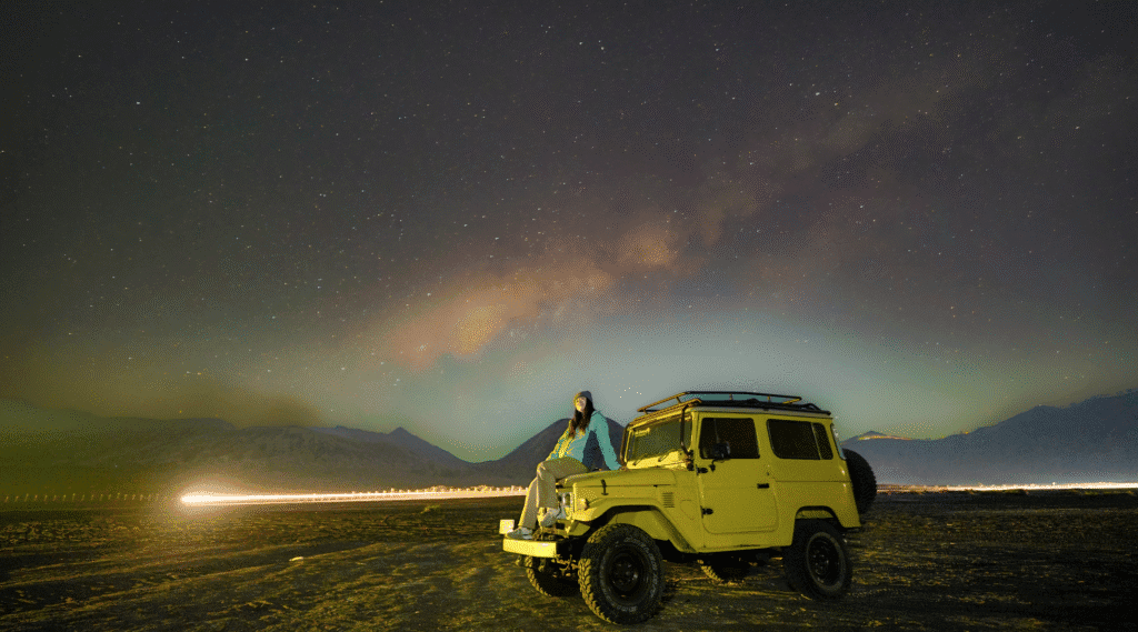 Milky Way Timelapses Bromo