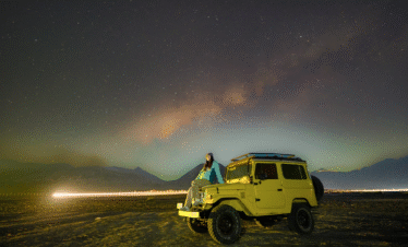 Milky Way Timelapses Bromo