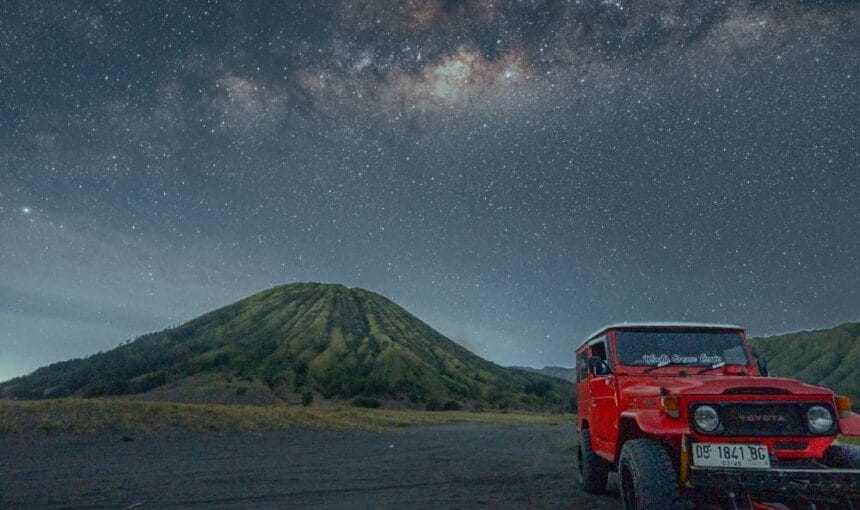 Mount Bromo astrophotography settings